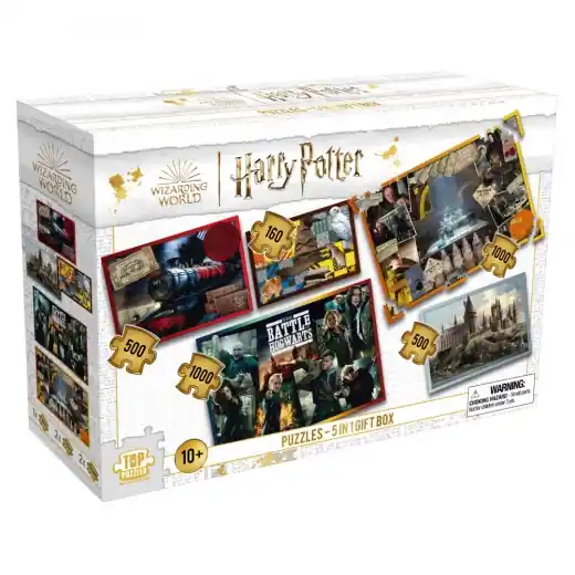 Pussel - Harry Potter 5 in 1 Giftbox - Rabatt