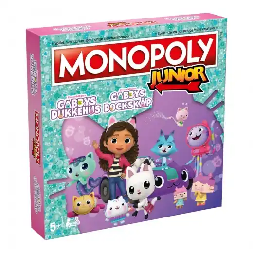 Utförsäljning - Monopoly Junior - Gabby‘s Dollhouse (Swe)