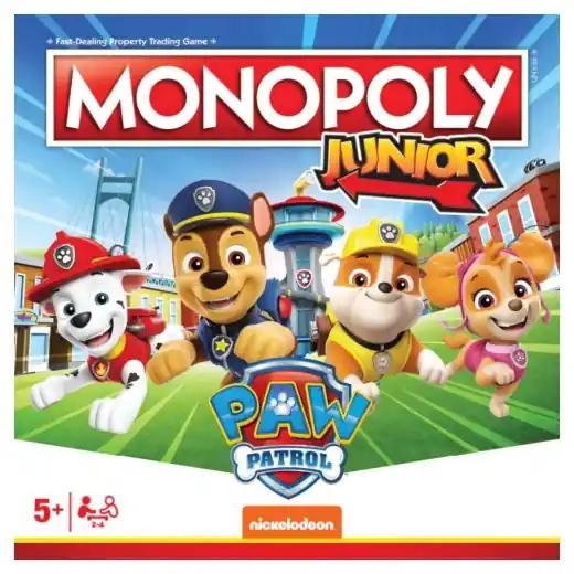 Direkt från tillverkaren - Monopoly Junior - Paw Patrol (Eng)