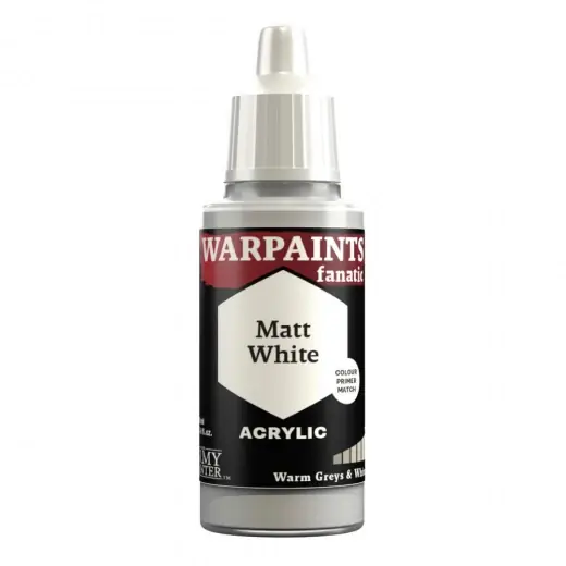 Army Painter Warpaints Fanatic - Matt White | Kan beställas