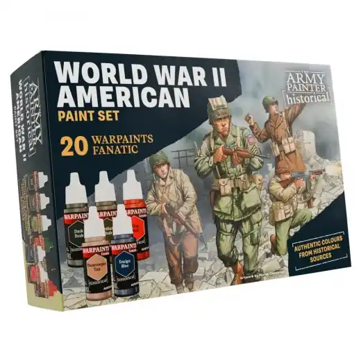 Prisnedsättning | Army Painter Historical - World War II American Paint Set