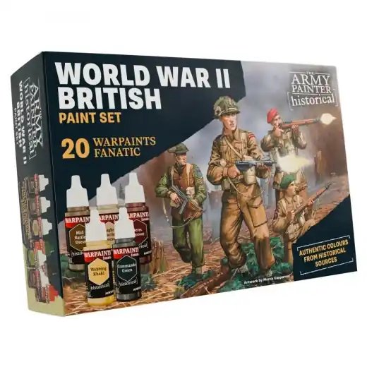 Dagens deal - Army Painter Historical - World War II British Paint Set