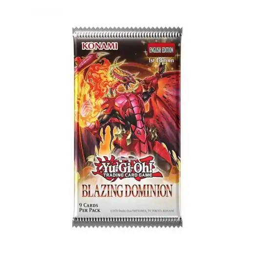 Hög kvalitet - Yu-Gi-Oh! TCG Blazing Dominion Booster Pack