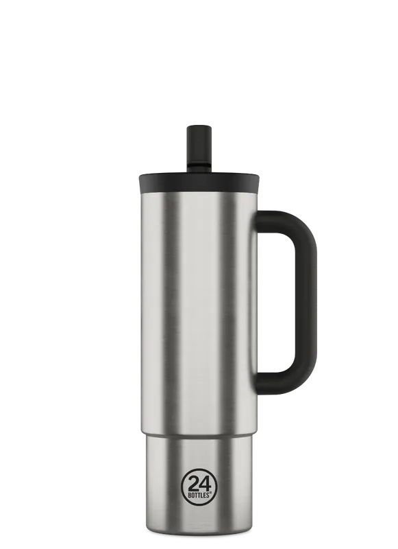 Rabatter | 24Bottles - Straw Cup - Brushed Steel - 800 ml