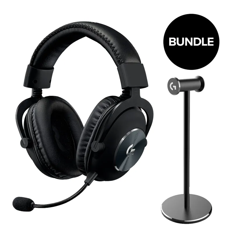 Logitech - PRO X Gaming Headset + HEADSET Stand Bundle - Nyligen lanserat