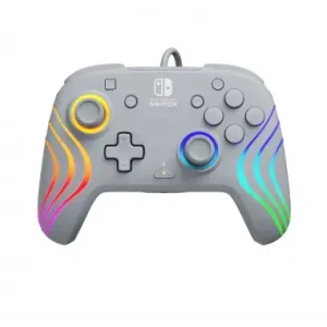 Endast denna vecka | PDP Afterglow Wave Wired Controller Grey Switch