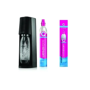 Sodastream - Terra - Black + 1 CQC Extra Cylinder - Bundle - Lägg i varukorg