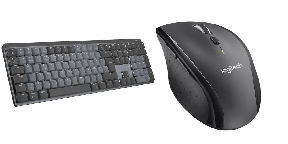 Logitech - MX Mechanical Wireless Illuminated Keyboard - Nordic - Tactile Switch & M705 wireless mouse - Bundle - Snabb leverans