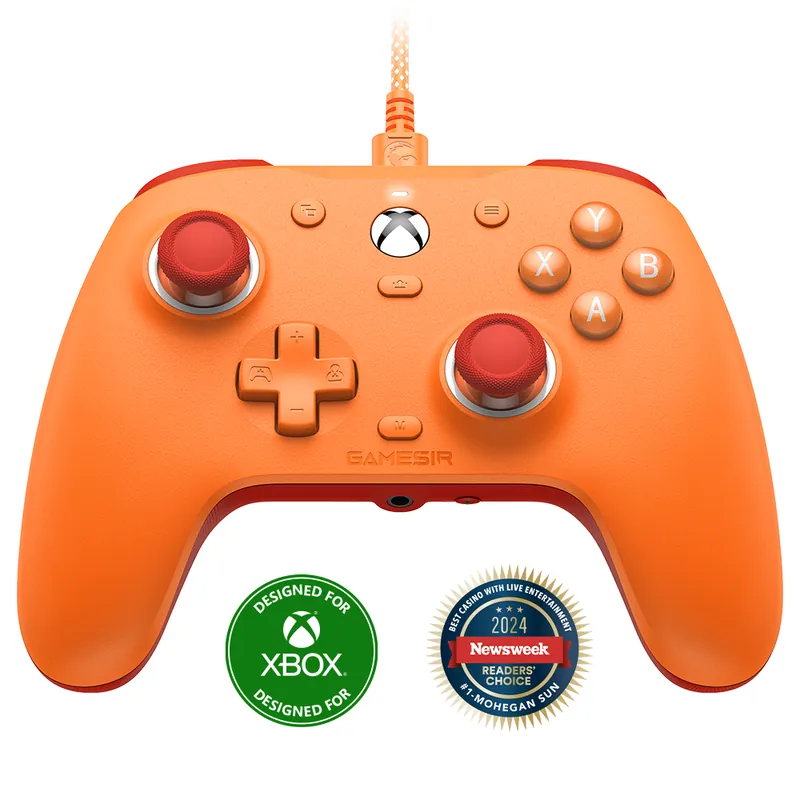 GameSir - G7 Pro Multiplatform Gamepad - Orange - Professionell kvalitet