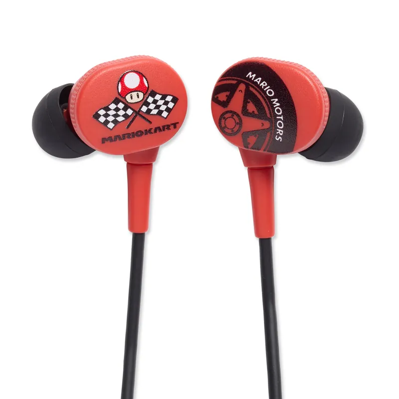 PowerA - Wired Earbuds - Mario Kart Motors/ Nintendo Switch - Bara idag
