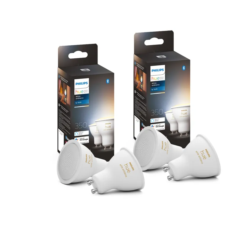Spara nu | Philips Hue - 2xGU10 Dubbelpack - White Ambiance - Bundle
