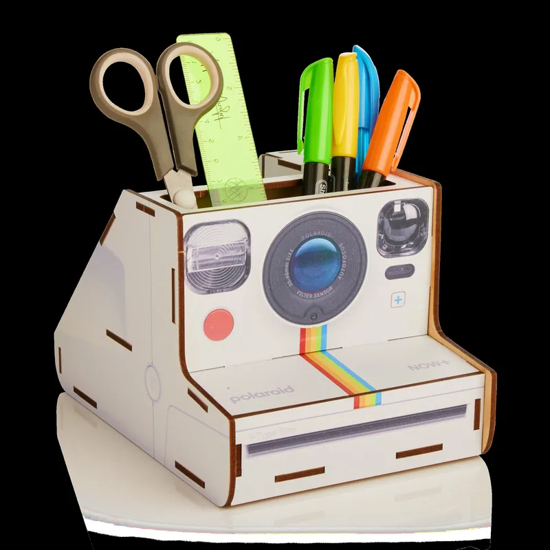Mustard - Polaroid DIY Pen Pot - 10 cm x 8 cm | Dagens erbjudande