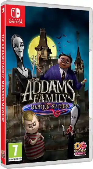 Toppkvalitet - The Addams Family Mansion Mayhem - Nintendo Switch