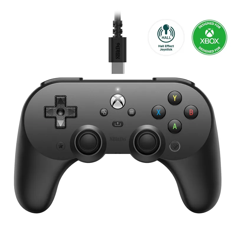 Kan beställas | 8BitDo - Pro Wired Gamepad 2 - Xbox (Black)