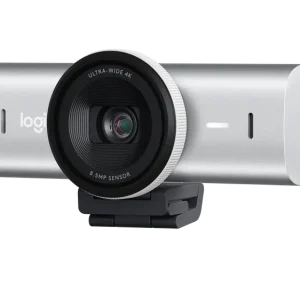 Spara nu - Logitech - MX Brio Ultra HD 4K Collaboration and Streaming Webcam - Pale Grey