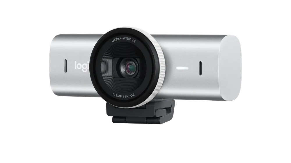 Spara nu - Logitech - MX Brio Ultra HD 4K Collaboration and Streaming Webcam - Pale Grey