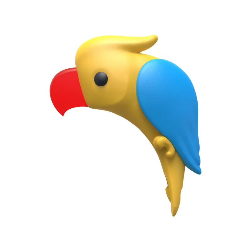 Winkee - Citrus Peeler Parrot - Yellow, Blue, Red | Bästsäljare