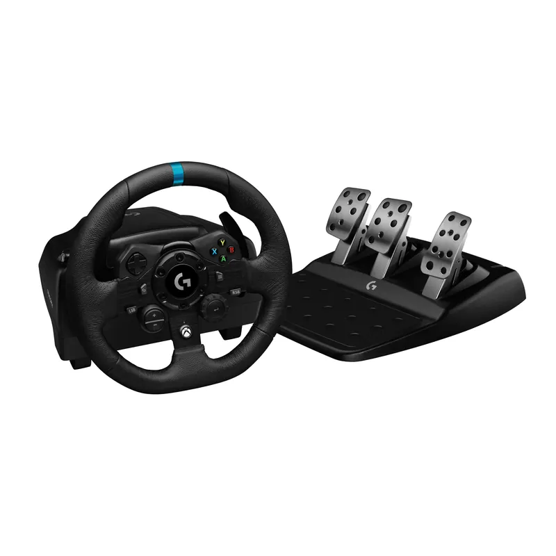 Logitech - G923 Racing Wheel and Pedals for Xbox X, S and PC - Slutrea