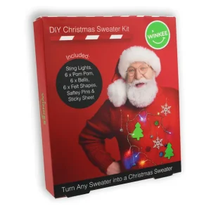 Winkee - DIY Christmas jumper kit - Emergency Christmas Jumper Kit - Hög kvalitet