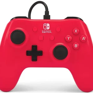 Powera Wired Controller Raspberry Red | Kampanjpris