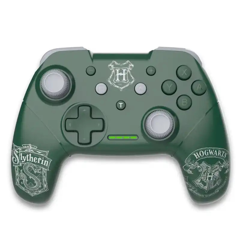 Freaks And Geeks - Harry Potter Wireless Controller Green for Switch with 1M cable - Slytherin - Mycket efterfrågad