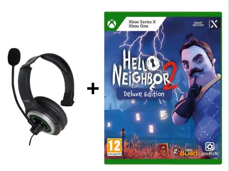 Rekommenderas | Hello Neighbor 2 Deluxe Edition + XBOX Elite Chat Headset - Xbox One
