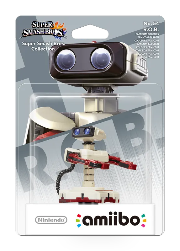Mycket efterfrågad - Nintendo Amiibo Figurine R.O.B. Famicom Colours (Super Smash Bros. Collection)