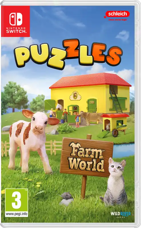 Fabrikspris - Schleich Puzzles FARM WORLD - Nintendo Switch