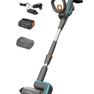 Beställ direkt - Gardena AquaBrush Patio – Batteridriven Rengörare för Träytor (18V set inkl. laddare & batteri)