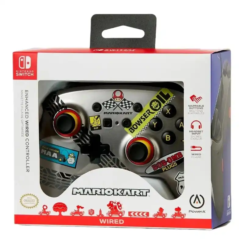 Deal - PowerA Enhanced Wired Controller for Nintendo Switch - Mario Kart