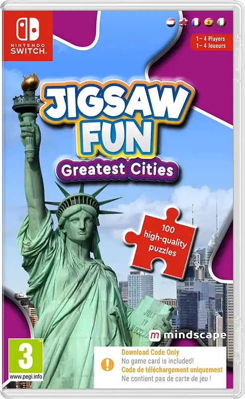 Jigsaw Fun Greatest Cities (Code in a Box) - Nintendo Switch | Toppkvalitet