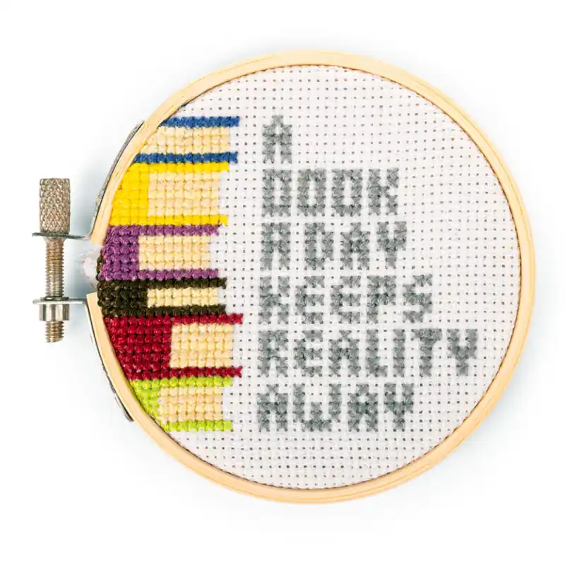 Premium - Kikkerland - Books Mini Cross Stitch Embroidery - (GG271)