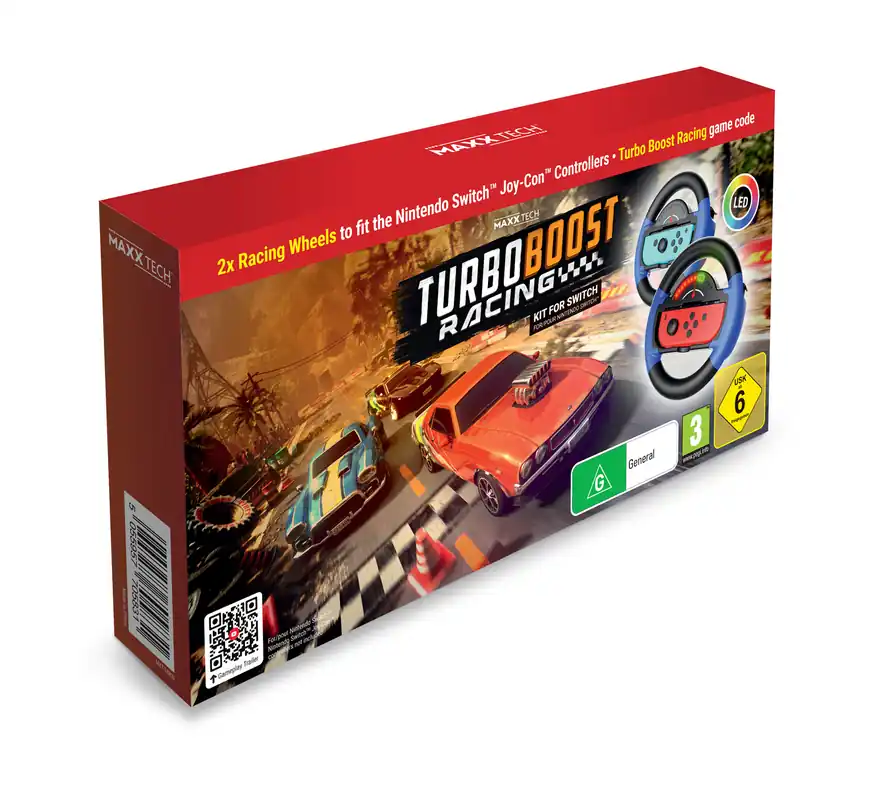 Lägg i varukorg - Maxx Tech Turbo Boost Racing Kit - Nintendo Switch
