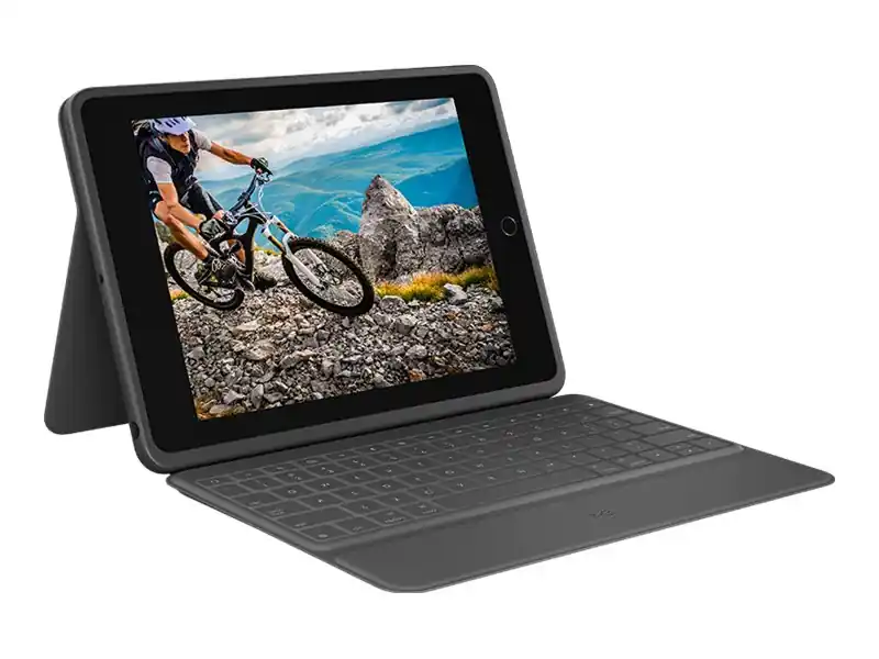 Logitech - Rugged Folio Cover iPad 10,2 Graphite - Superpris