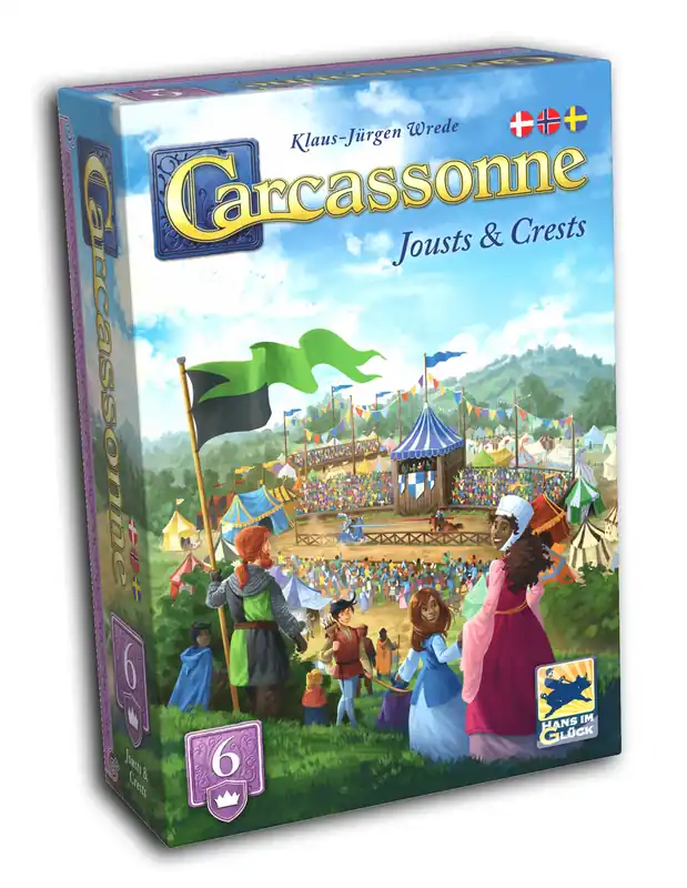 Carcassonne Expansion 6 - Jousts & Crests expansion 2025 (svensk version) - Endast denna vecka