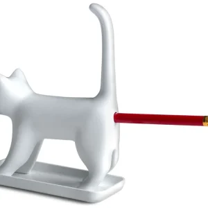 Gratis retur - Winkee - Pencil sharpener - Sharp end Cat with sound - White