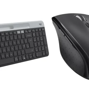 Endast denna vecka - Logitech - K580 Slim Multi-Device Wireless Keyboard GRAPHITE NORDIC & Logitech M705 wireless Mouse - Bundle