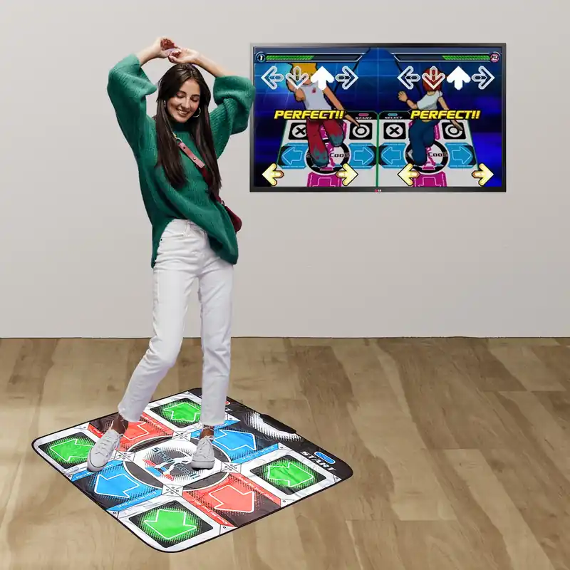 Mycket uppskattad | Mad Monkey - Retro Dance Mat (incl. 110 songs, 9 stages, 10 characters)