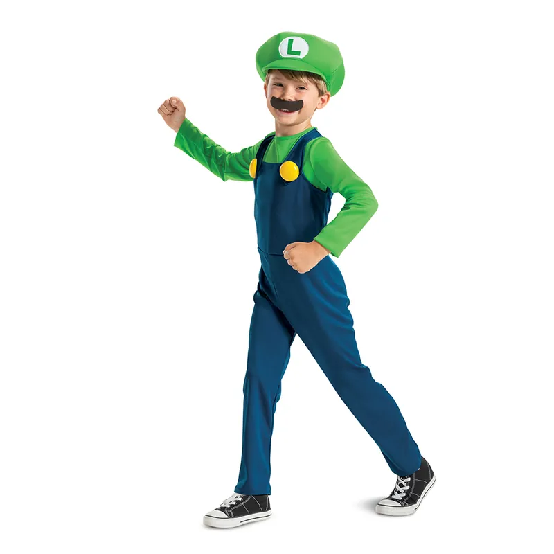 Lågt pris - Disguise - Super Mario Costume - Luigi