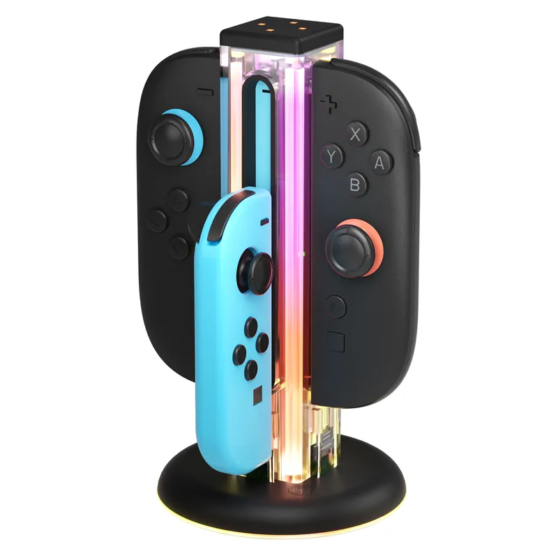 Skaffa nu | NYXI - Zeus Nintendo Switch 1 & 2 Charging Station - Multi Color