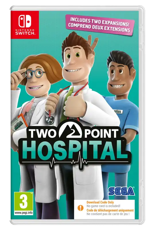 Lågt pris - Two Point Hospital (Code in a Box) - Nintendo Switch