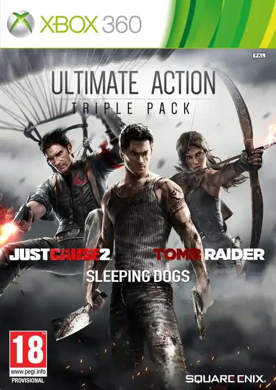 Just Cause 2, Sleeping Dogs & Tomb Raider Bundle - Xbox 360 | Ta chansen