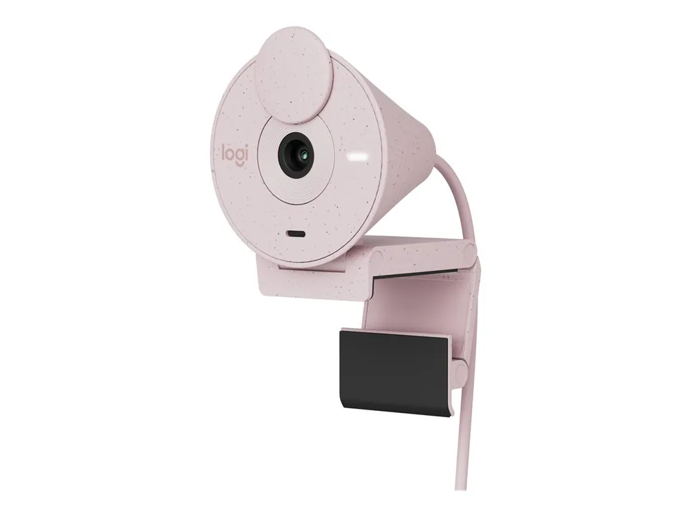 Logitech - Brio 300 Full HD webcam, Rose | Deal