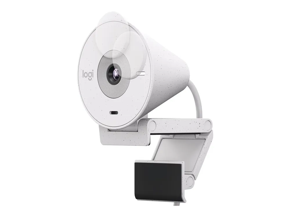 Logitech - Brio 300 Full HD webcam, Off-white - Rabatter