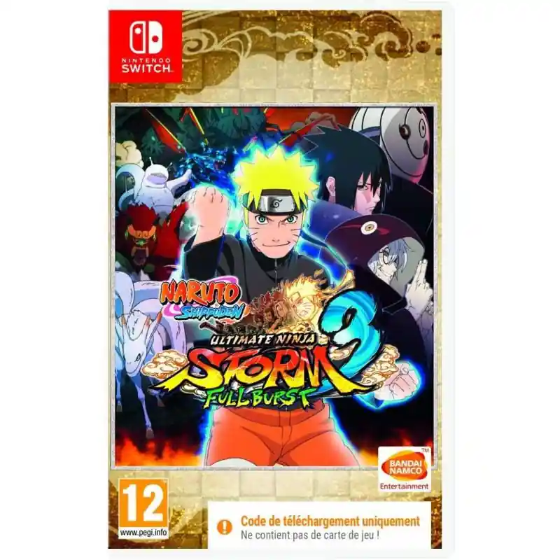 Naruto Ultimate Ninja Storm 3 Full Burst (Code in Box) - Nintendo Switch - Premium