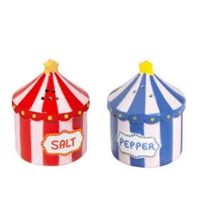 Expressleverans | Doiy - Salt and Pepper Set - Funfair - Red, Blue, White, Yellow