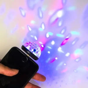 Kikkerland - Black Phone Disco Light (US173-BK-EU) | Nyhet i webbutiken