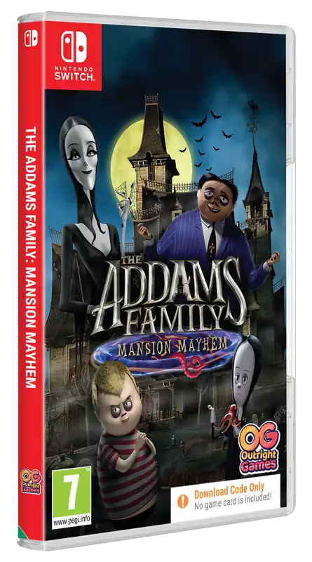 Tryggt köp | The Addams’s Family Mansion Mayhem (Code in Box) - Nintendo Switch