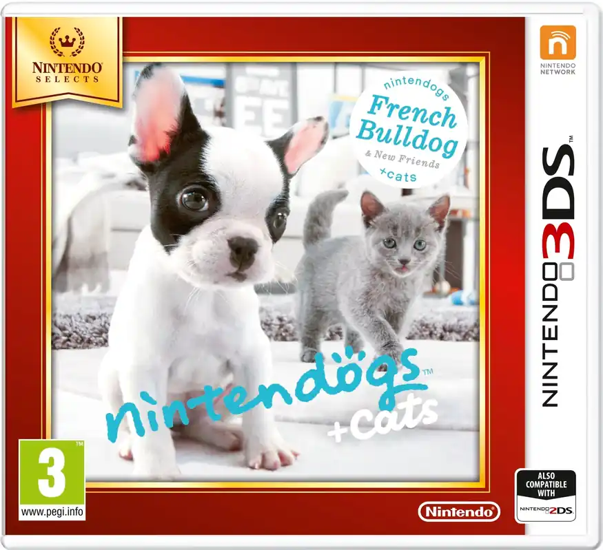 Rabatt | Nintendogs and Cats 3D French Bulldog (Select) - Nintendo 3DS