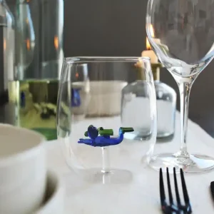 Winkee - Drinking Glasses - Handmade Scuba Diver - Prissänkt